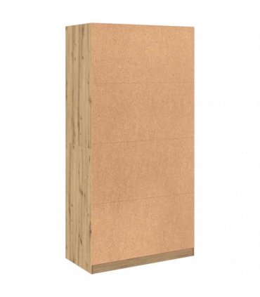 vidaXL Wardrobe Artisian Oak 100x50x200 cm Engineered Wood