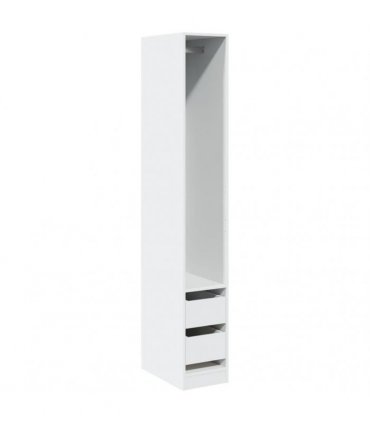 vidaXL Wardrobe White 30x50x200 cm Engineered Wood