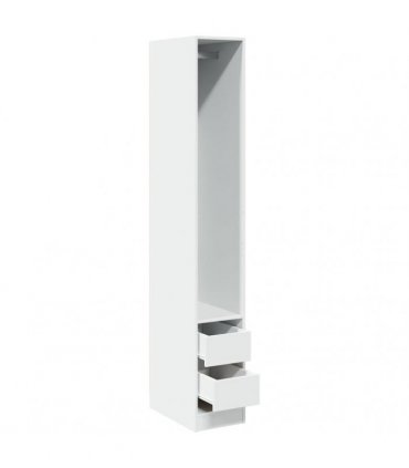 vidaXL Wardrobe White 30x50x200 cm Engineered Wood