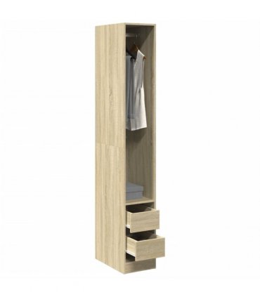 vidaXL Wardrobe Sonoma Oak 30x50x200 cm Engineered Wood