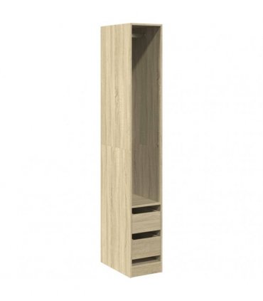 vidaXL Wardrobe Sonoma Oak 30x50x200 cm Engineered Wood