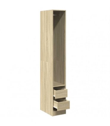 vidaXL Wardrobe Sonoma Oak 30x50x200 cm Engineered Wood