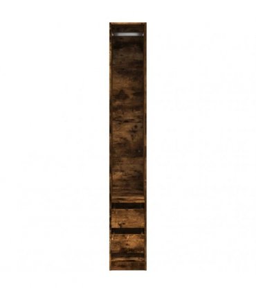 vidaXL Wardrobe Smoked Oak 30x50x200 cm Engineered Wood