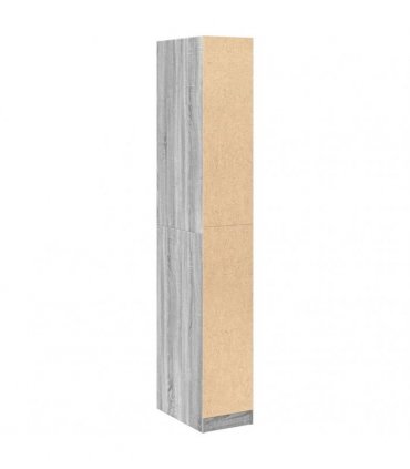 vidaXL Wardrobe Grey Sonoma 30x50x200 cm Engineered Wood