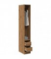 vidaXL Wardrobe Artisian Oak 30x50x200 cm Engineered Wood