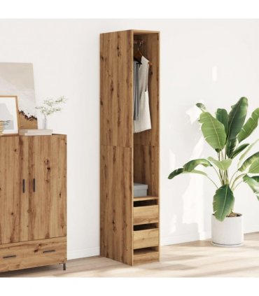 vidaXL Wardrobe Artisian Oak 30x50x200 cm Engineered Wood