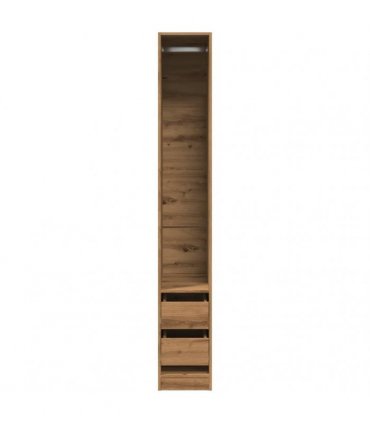 vidaXL Wardrobe Artisian Oak 30x50x200 cm Engineered Wood