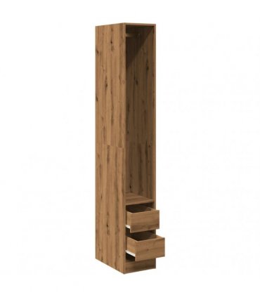 vidaXL Wardrobe Artisian Oak 30x50x200 cm Engineered Wood