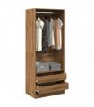 vidaXL Wardrobe Artisian Oak 80x50x200 cm Engineered Wood