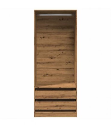 vidaXL Wardrobe Artisian Oak 80x50x200 cm Engineered Wood