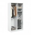 vidaXL Wardrobe White 100x50x200 cm Engineered Wood