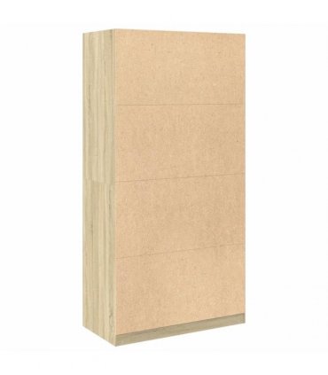 vidaXL Wardrobe Sonoma Oak 100x50x200 cm Engineered Wood