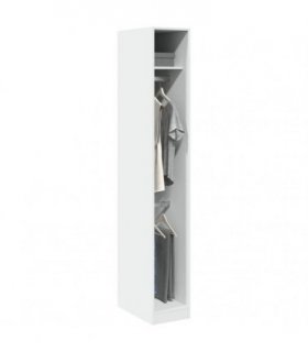 vidaXL Wardrobe White 30x50x200 cm Engineered Wood