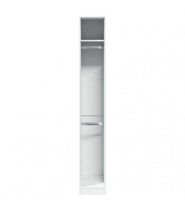 vidaXL Wardrobe White 30x50x200 cm Engineered Wood