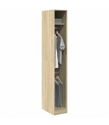 vidaXL Wardrobe Sonoma Oak 30x50x200 cm Engineered Wood