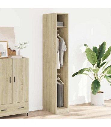 vidaXL Wardrobe Sonoma Oak 30x50x200 cm Engineered Wood
