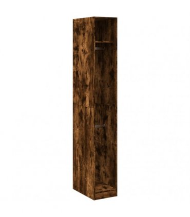 vidaXL Wardrobe Smoked Oak 30x50x200 cm Engineered Wood