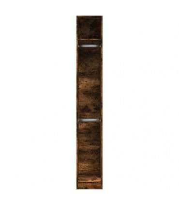 vidaXL Wardrobe Smoked Oak 30x50x200 cm Engineered Wood