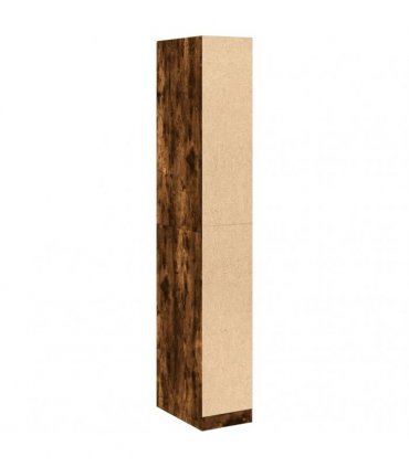 vidaXL Wardrobe Smoked Oak 30x50x200 cm Engineered Wood