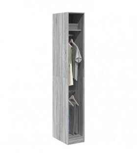 vidaXL Wardrobe Grey Sonoma 30x50x200 cm Engineered Wood
