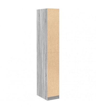 vidaXL Wardrobe Grey Sonoma 30x50x200 cm Engineered Wood