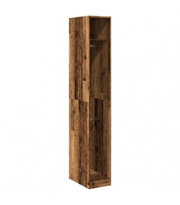 vidaXL Wardrobe Old Wood 30x50x200 cm Engineered Wood
