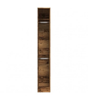 vidaXL Wardrobe Old Wood 30x50x200 cm Engineered Wood