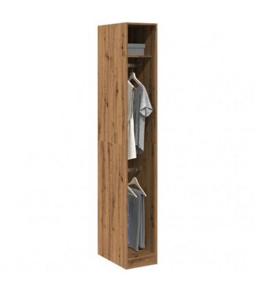 vidaXL Wardrobe Artisian Oak 30x50x200 cm Engineered Wood