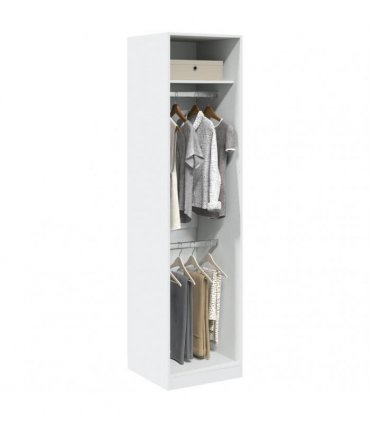 vidaXL Wardrobe White 50x50x200 cm Engineered Wood
