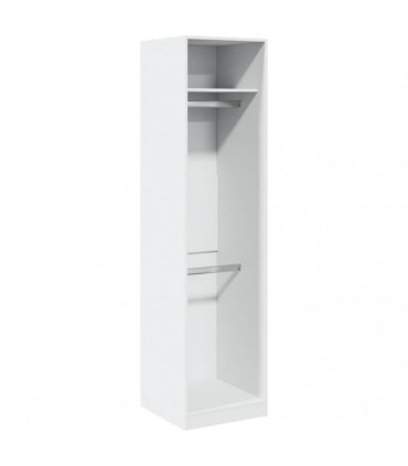 vidaXL Wardrobe White 50x50x200 cm Engineered Wood