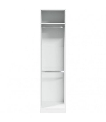 vidaXL Wardrobe White 50x50x200 cm Engineered Wood