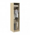 vidaXL Wardrobe Sonoma Oak 50x50x200 cm Engineered Wood