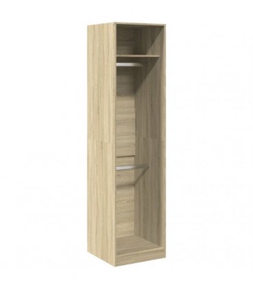 vidaXL Wardrobe Sonoma Oak 50x50x200 cm Engineered Wood