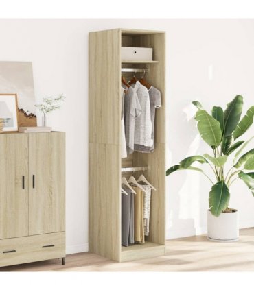 vidaXL Wardrobe Sonoma Oak 50x50x200 cm Engineered Wood