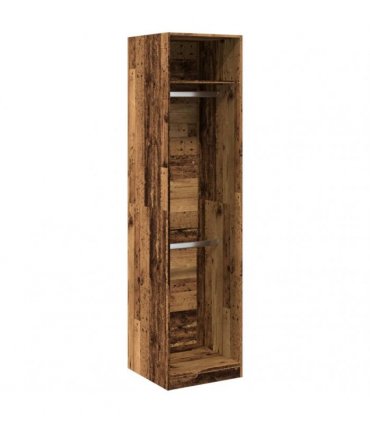vidaXL Wardrobe Old Wood 50x50x200 cm Engineered Wood