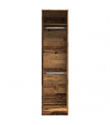 vidaXL Wardrobe Old Wood 50x50x200 cm Engineered Wood