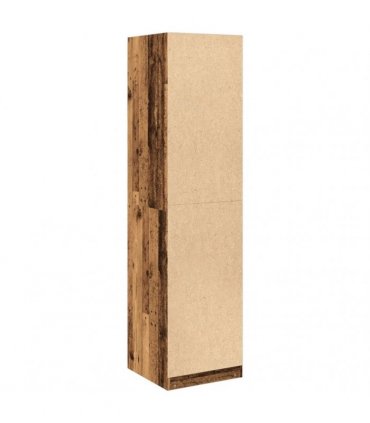 vidaXL Wardrobe Old Wood 50x50x200 cm Engineered Wood
