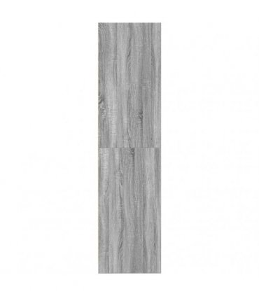 vidaXL Wardrobe Grey Sonoma 80x50x200 cm Engineered Wood