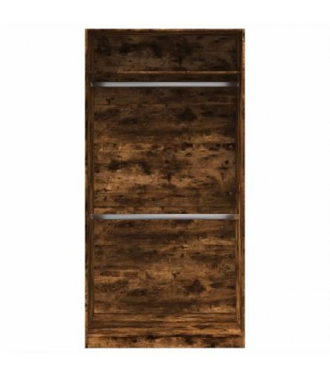 vidaXL Wardrobe Smoked Oak 100x50x200 cm Engineered Wood