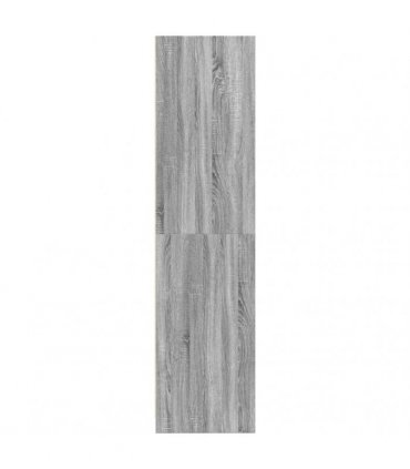 vidaXL Wardrobe Grey Sonoma 100x50x200 cm Engineered Wood