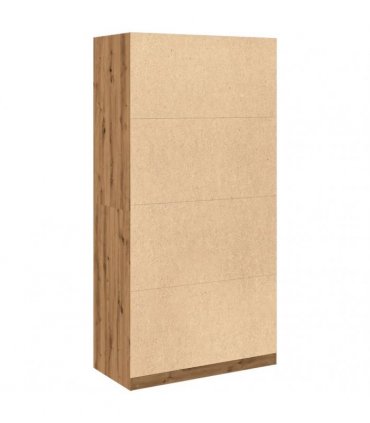vidaXL Wardrobe Artisian Oak 100x50x200 cm Engineered Wood
