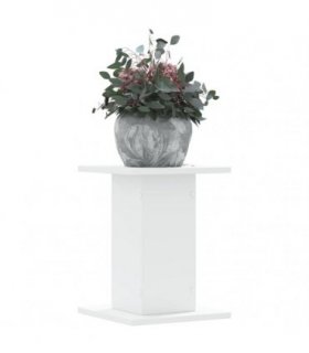 vidaXL Plant Stands 2 pcs White 30x30x40 cm Engineered Wood