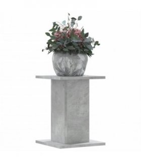 vidaXL Plant Stands 2 pcs Concrete Grey 30x30x40 cm Engineered Wood