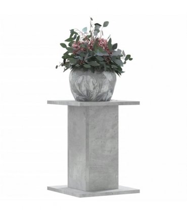 vidaXL Plant Stands 2 pcs Concrete Grey 30x30x40 cm Engineered Wood