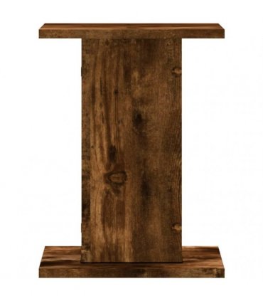 vidaXL Plant Stands 2 pcs Smoked Oak 30x30x40 cm Engineered Wood