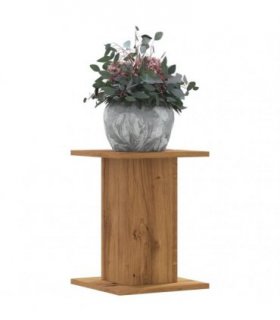 vidaXL Plant Stands 2 pcs Artisian Oak 30x30x40 cm Engineered Wood