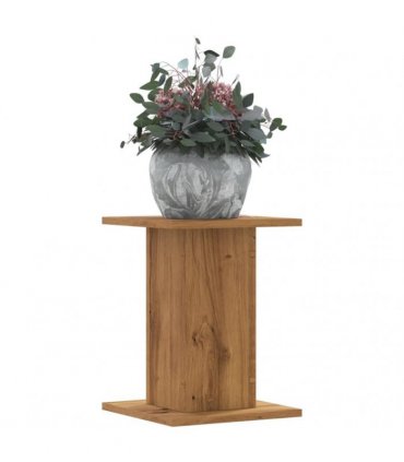 vidaXL Plant Stands 2 pcs Artisian Oak 30x30x40 cm Engineered Wood