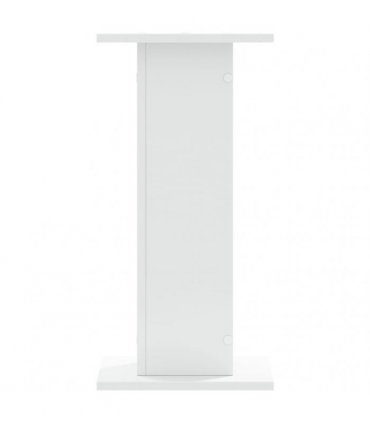 vidaXL Plant Stands 2 pcs White 30x30x60 cm Engineered Wood