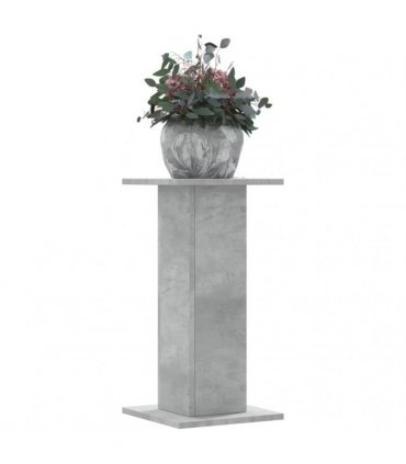 vidaXL Plant Stands 2 pcs Concrete Grey 30x30x60 cm Engineered Wood