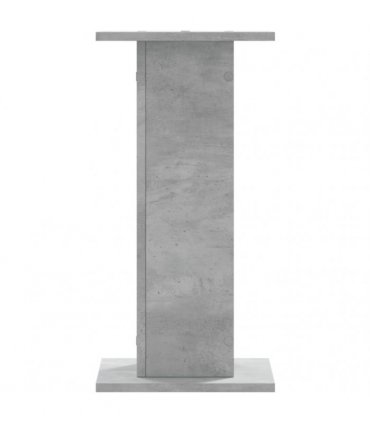 vidaXL Plant Stands 2 pcs Concrete Grey 30x30x60 cm Engineered Wood